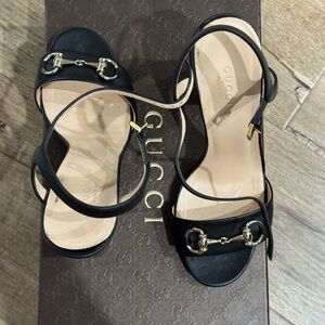 Gucci Horsebit Sandal Heels